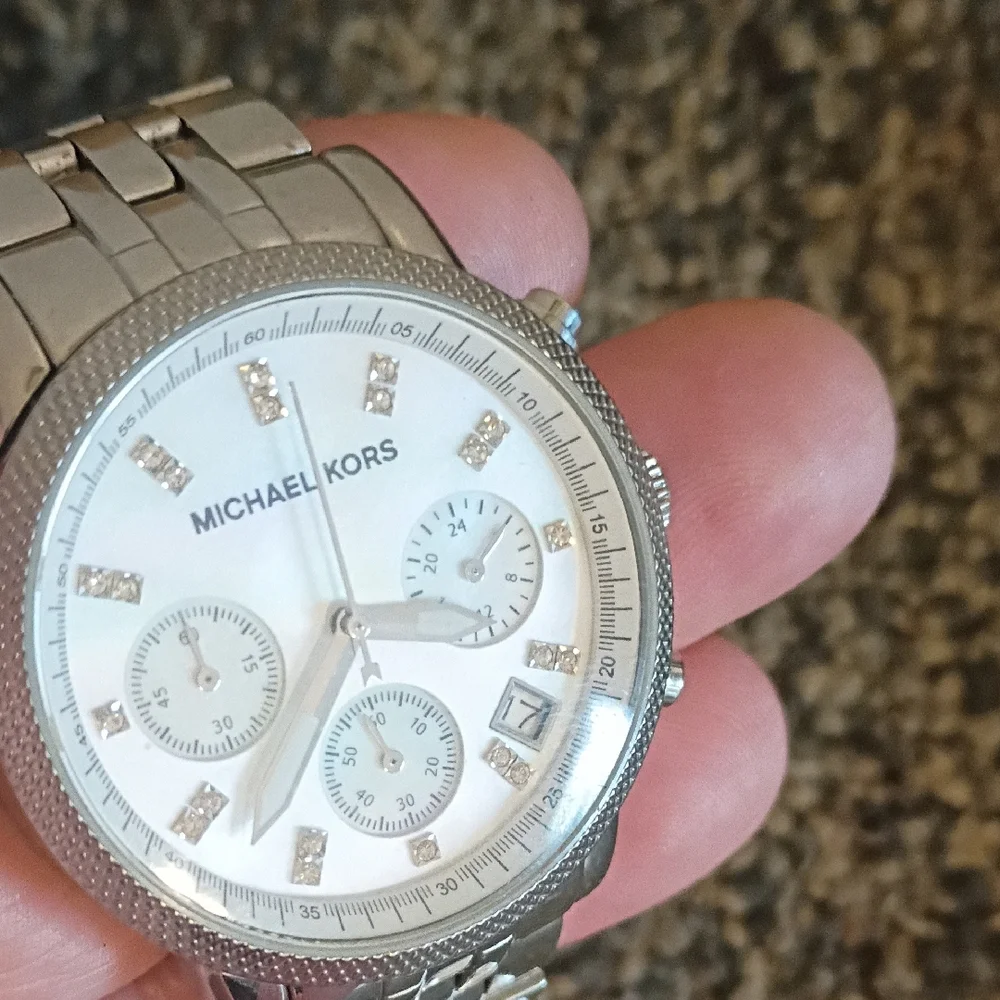 Michael Kors Silver Chronograph Watch